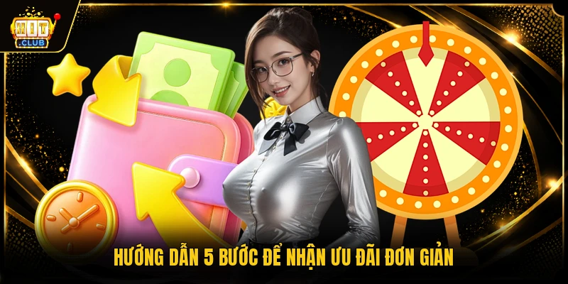 Hướng dẫn 5 bước để nhận ưu đãi đơn giản